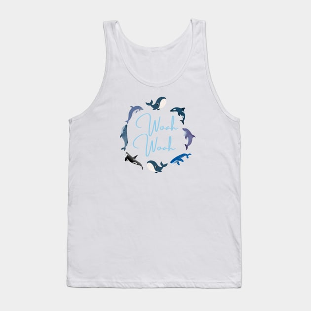 Woah Woah Whale Version Tank Top by ShopgirlNY